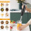 Jetcloudlive Hand Blender 300W Stainless Steel Blade 3