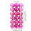 Hot Pink Christmas Balls Shatterproof 36pcs 3