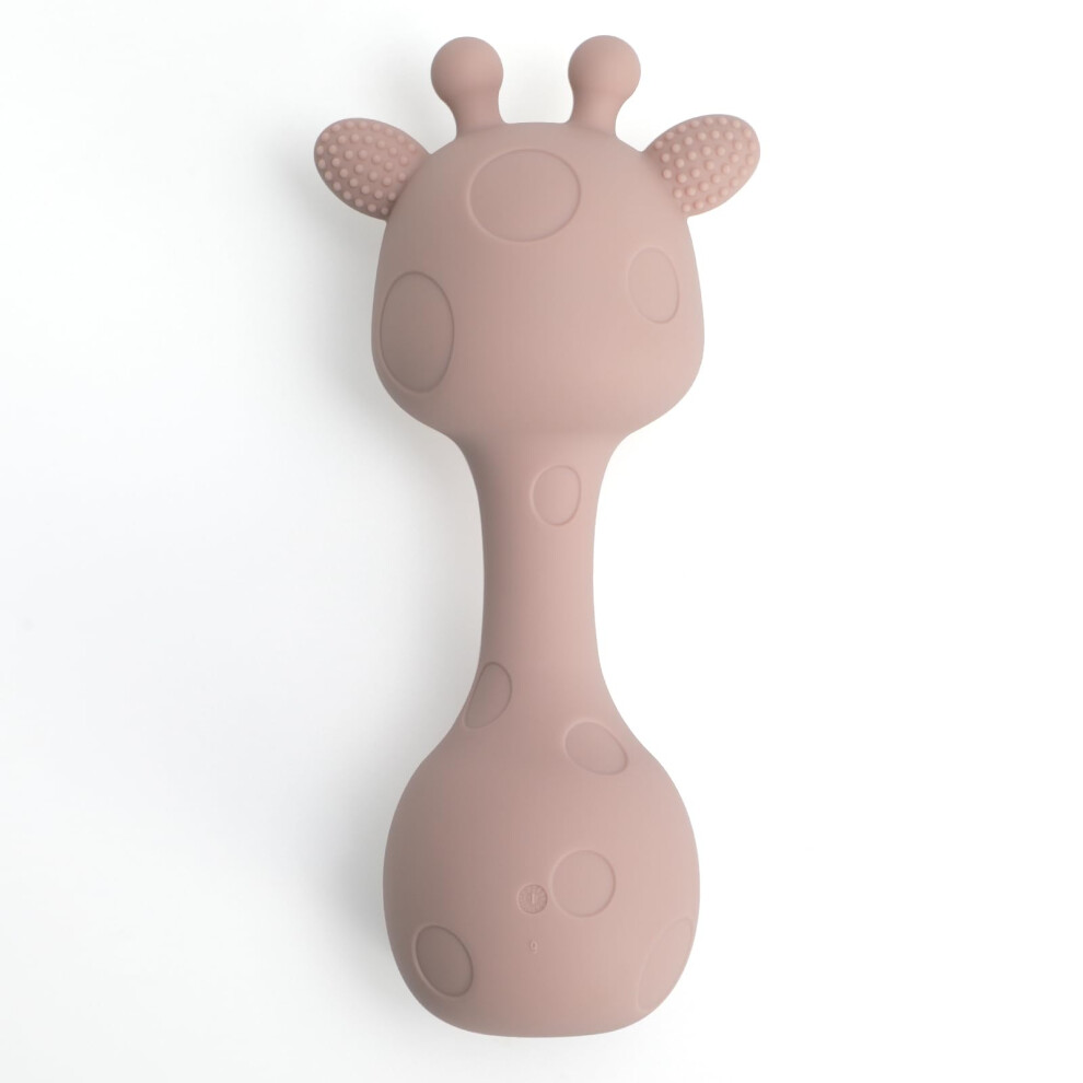 Love Depot Little Giraffe Shaker Rattle Toy For Baby Food Grade Silicone Sensory