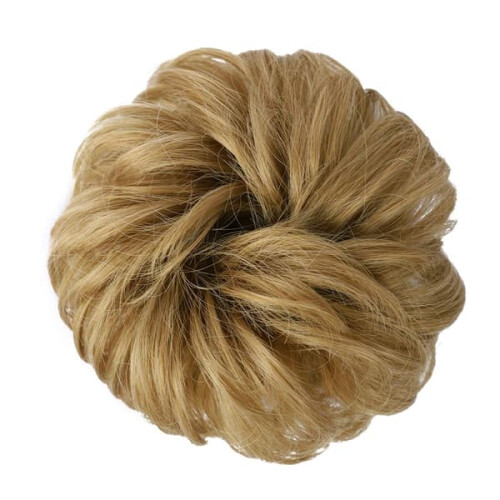 Messy Bun Hair Extension Scrunchie Curly Wavy Synthetic 1