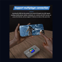 Cat7 WiFi6 Mobile Router 4G LTE Wireless Router Dual Band 2.4G&5.8G 300Mbps Pocket MiFi Modem with Sim Card Slot A