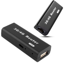 3G/4G WiFi Router RJ45 USB Wireless Routers Portable Router 2412-2483MHz External Interface with USB Cable