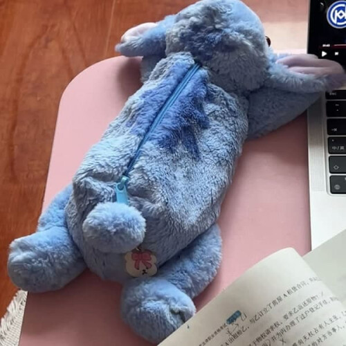 Lilo & Stitch pluche etui voor op het bureau 2