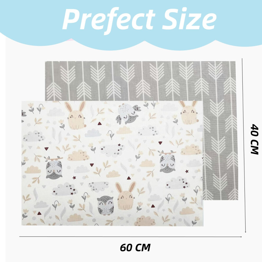 Aisawate Baby Toddler Pillowcase 2 Pack 100 Cotton Pillow Cover Cot Bed Pillow
