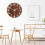Light Wall Clock Wooden Design 30 cm 3