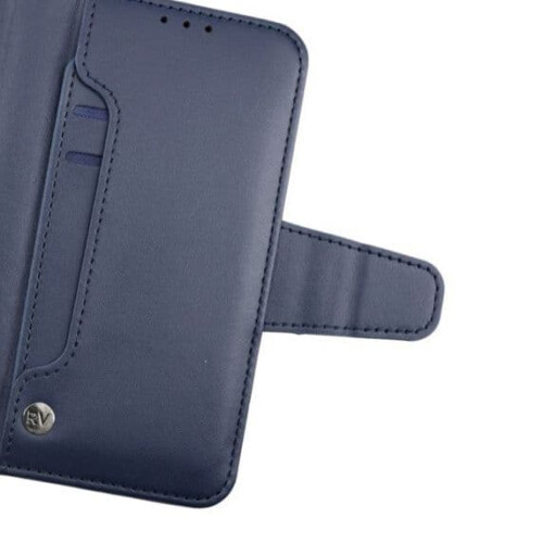 Capa carteira Rvelon compatível com iPhone 7/8/SE 2020 com compartimento extra para cartão - Azul 2