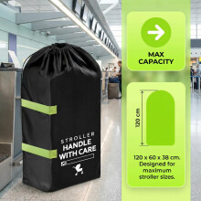 Xygobla Stroller Bag for Airplane 120 60 38cm Pushchair Travel Bag L