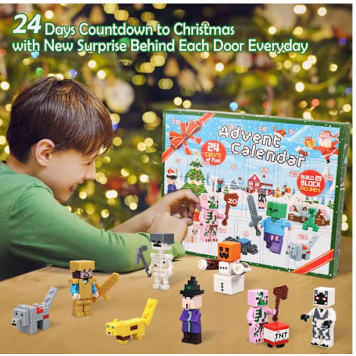 Minecraft Advent Calendar 2025 Toy Figures 24 Days 1