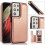 Samsung Galaxy S21 Ultra PU leather case Rose red 6