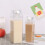 Milk Carton Water Bottle Plastic Leak-Proof 1000ml 2pcs 5