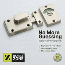 HANDLEZONE Toilet Indicator Bolts Vacant Engaged Bathroom Privacy Doo