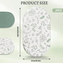 HAGOT 2 Pack Moses Basket Sheets 100 Cotton Pram Sheets Fitted Bassine