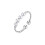 Anello antistress regolabile con perline rotanti Argento S 4