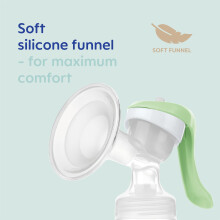MAM Manual Breast Pump One Size Fits All Funnel Quiet and Easy Pumpi
