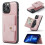iPhone 13 Pro magnetic case with card holder red 4