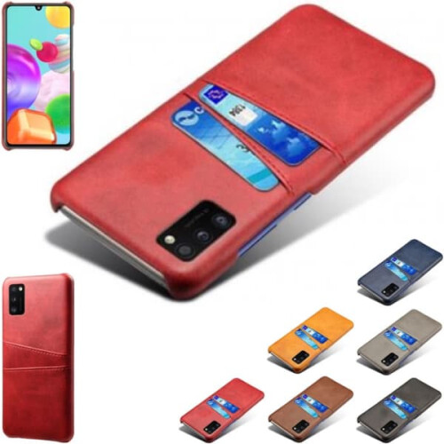 Samsung Galaxy A41 case red short 2