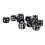 White six-sided dice for games and puzzles 100-pack 2