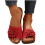 Women's Sandals Comfortable Dressy Red Size 9.5 1