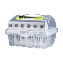Fishing Tackle Box with 6 Compartments Double-Sided