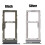Samsung Galaxy S10 dual SIM card holder silver 4