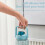 Liter water bottle with straw green portable 4