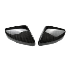 Car Rearview Mirror Housing Carbon Fibre Side Mirror Cover for CTS CT6 CT5 Automotive Exterior Accessories