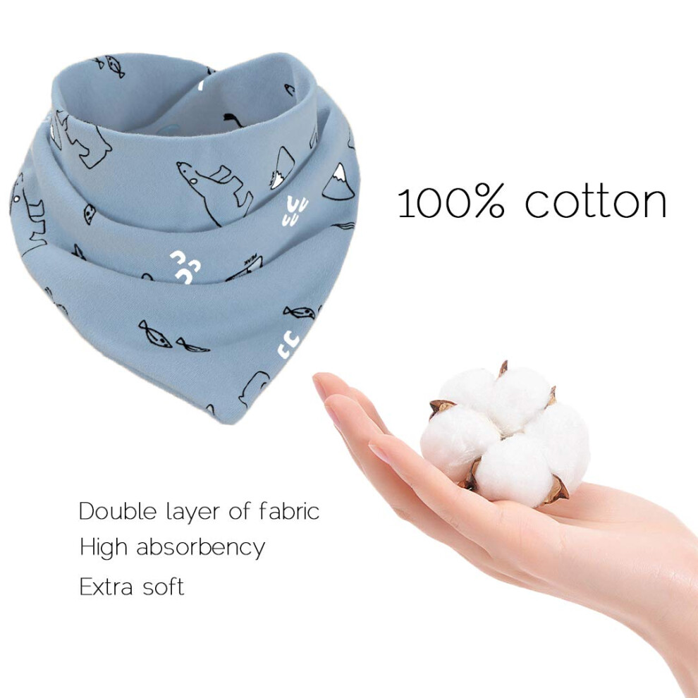 Atopo Baby Bandana Bibs Cotton Dribble Bibs Drool Bibs Soft And Absorb