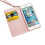 Hanman Wallet Case for iPhone 8 Plus Rose Red 3