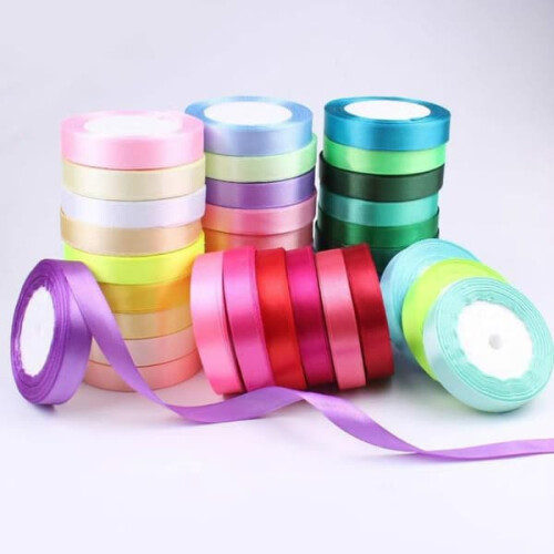 Satin ribbon turquoise 10mm x 25m 2