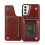 Samsung Galaxy S21 case with card holder rose red 8