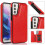 Samsung Galaxy S21 case with card holder rose red 6