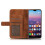 Huawei P20 classic retro PU leather case grey black 2