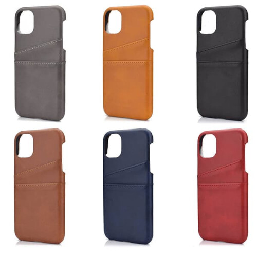 iPhone 11 Pro red protective case with card holder 2