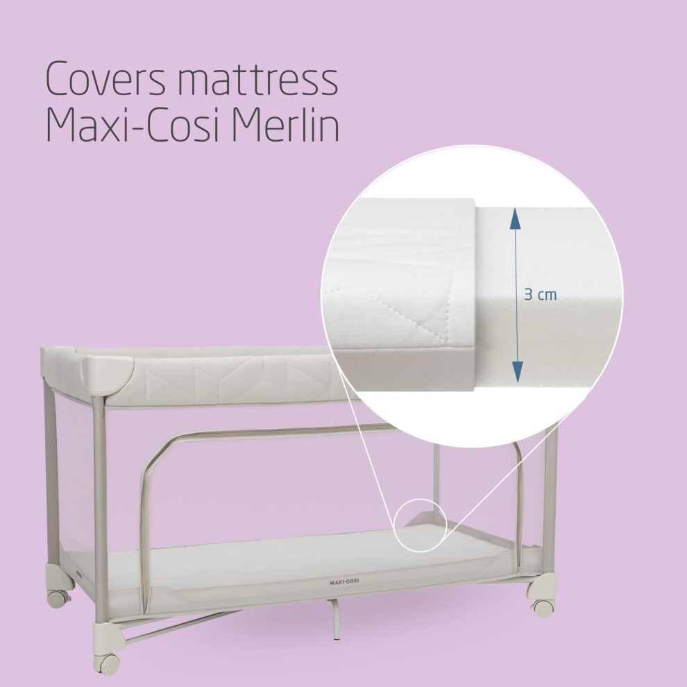 Maxi-Cosi Merlin 2in1 Waterproof Bedsheets Baby Cot Bedding Waterproof