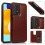 NKOBEE Galaxy A52 case with card holder rose red 4