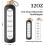 Glass Water Bottle with Bamboo Lid 1000ml 6