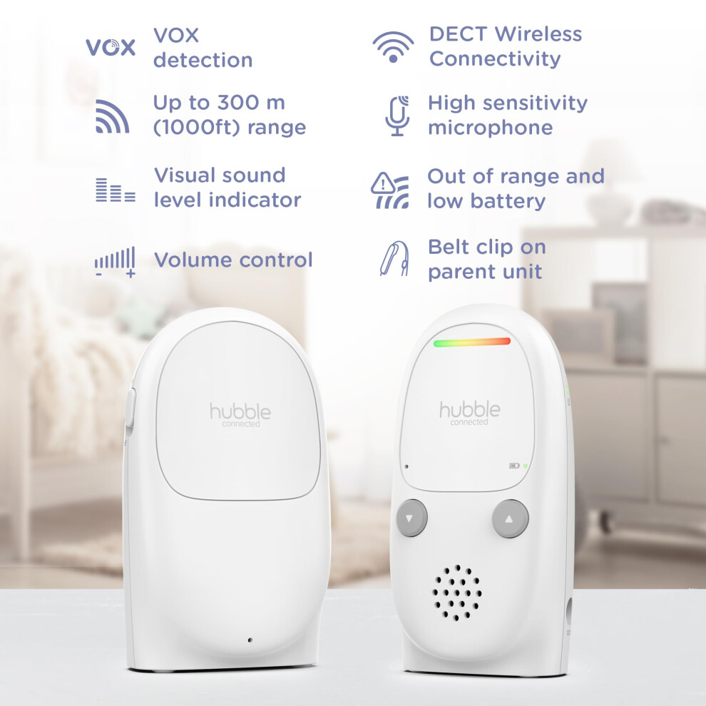 Hubble Audio Baby Monitor Hb100
