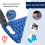 Self-Inflating Camping Mattress Dark Blue Single 3