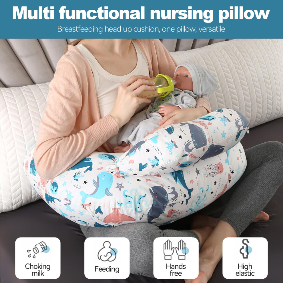 Pasukter Nursing Pillow Pregnancy Pillow Multifunctional Breastfeeding