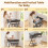 Ezebaby Foldable Baby Changing Table, 4-in-1 Multifunctional Diaper Changing Sta 2