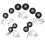 Luggage Bag Replacement Wheels Kit OD 50 mm 3