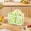 Plastic Utensil Holder Wall-Mounted Draining Basket Green 4