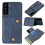 Samsung Galaxy S21 Plus retro case with card holder red 4