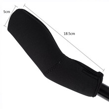 Garosa 1 Pair Baby Stroller Armrest Black Cover Universal Elastic Hand