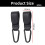 2Pack Premium Heavy Duty Pram Hooks with Leather Strap – Universal Bug 1