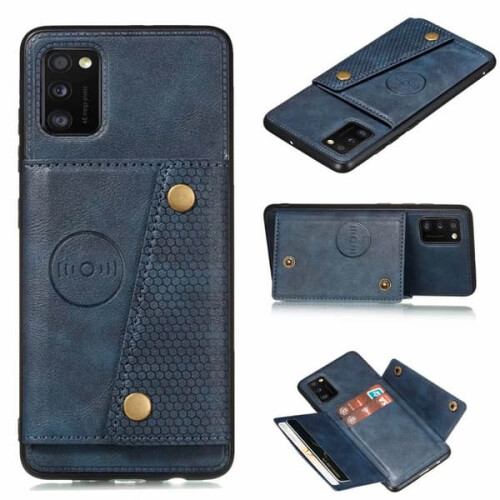 Samsung Galaxy A41 case with card holder red 1