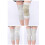 Tragbare, weiche, warme, elastische Kniebandage, beige 3