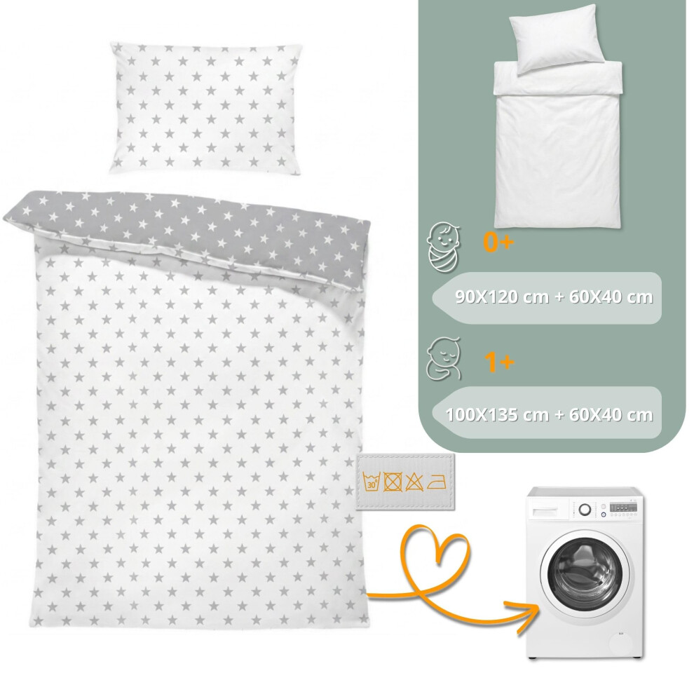 Totsy Baby Cot Bed Duvet Cover Set 100X135 Cm Cotton Toddler Quilt Co