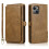 Red iPhone 13 wallet case with smooth design 5