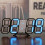 Digital Alarm Clock Black and White 6